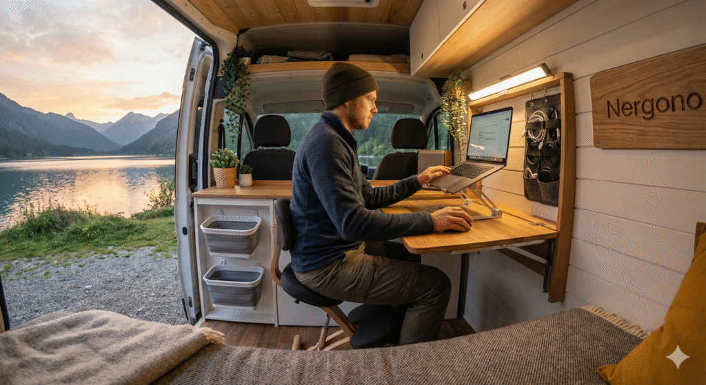 Ergonomía para Teletrabajo, Van Life y Espacios Reducidos